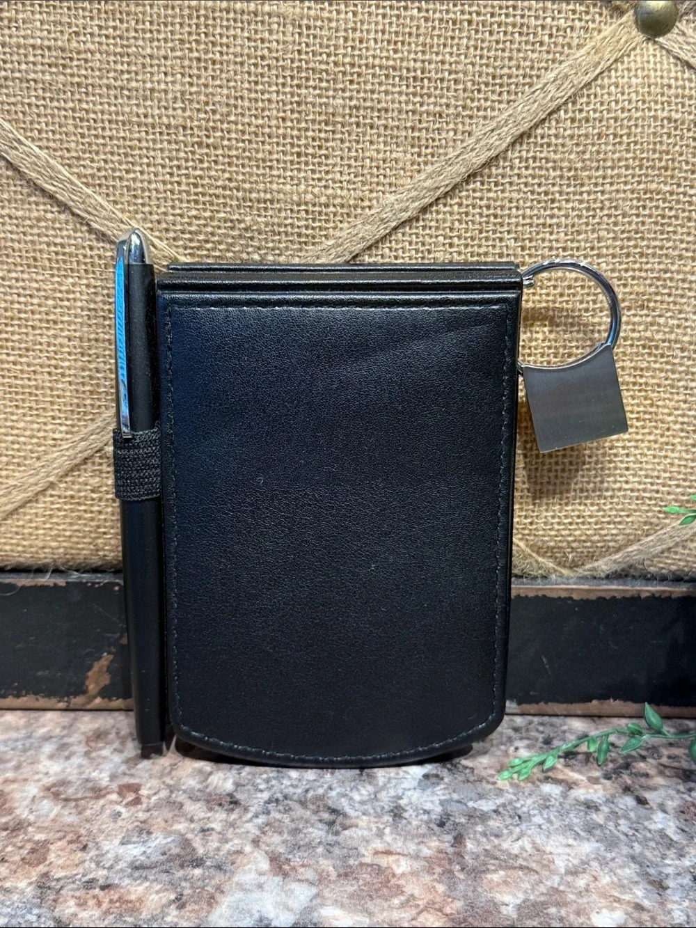 Pocket notepad with pen